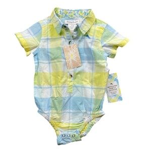 Tommy Bahama 12 Month New‎ w/tags Plaid Polo One Piece 100% Cotton